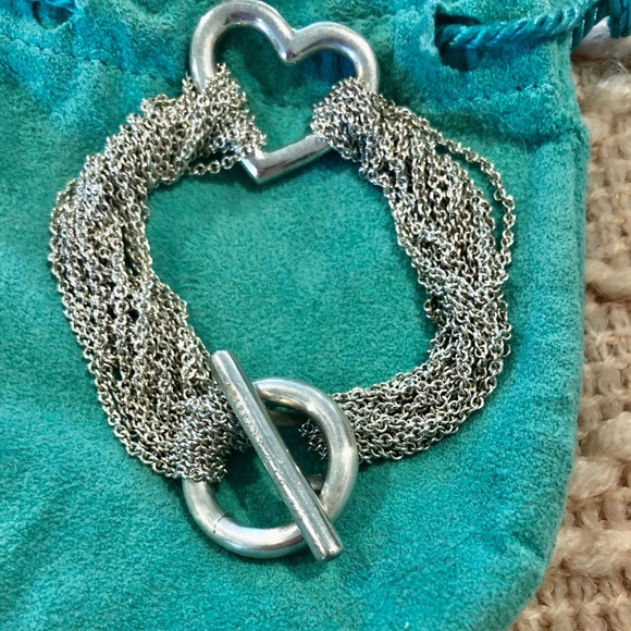 Tiffany & Co. Silver Heart Toggle Bracelet - Picture 4 of 7